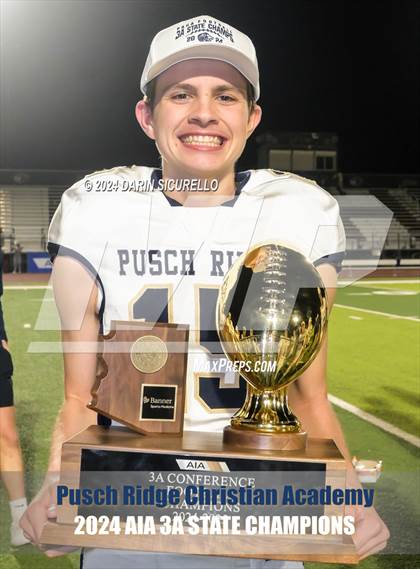 Thumbnail 3 in Pusch Ridge Christian Academy vs ALA - West Foothills (AIA 3A Division Final - Awards) photogallery.