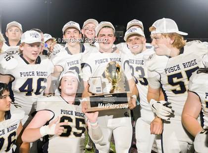 Thumbnail 2 in Pusch Ridge Christian Academy vs ALA - West Foothills (AIA 3A Division Final - Awards) photogallery.