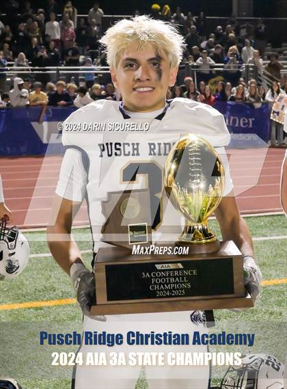 Thumbnail 3 in Pusch Ridge Christian Academy vs ALA - West Foothills (AIA 3A Division Final - Awards) photogallery.