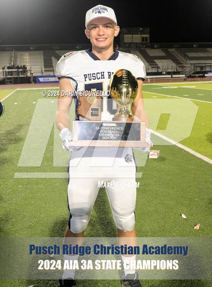 Thumbnail 2 in Pusch Ridge Christian Academy vs ALA - West Foothills (AIA 3A Division Final - Awards) photogallery.