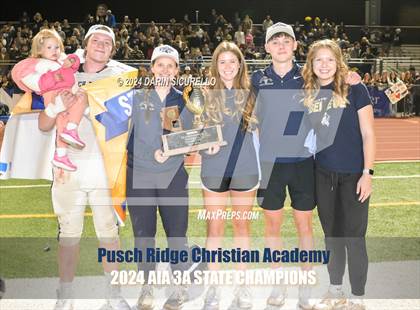 Thumbnail 3 in Pusch Ridge Christian Academy vs ALA - West Foothills (AIA 3A Division Final - Awards) photogallery.