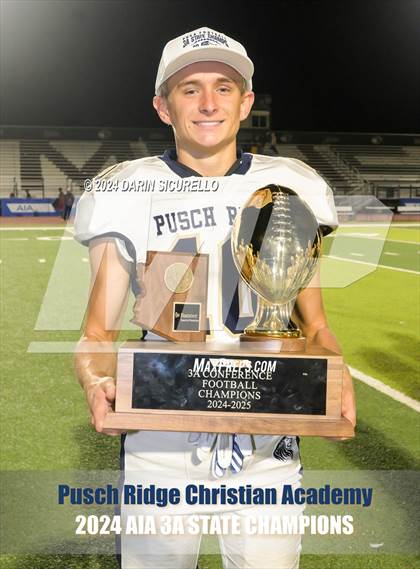 Thumbnail 1 in Pusch Ridge Christian Academy vs ALA - West Foothills (AIA 3A Division Final - Awards) photogallery.