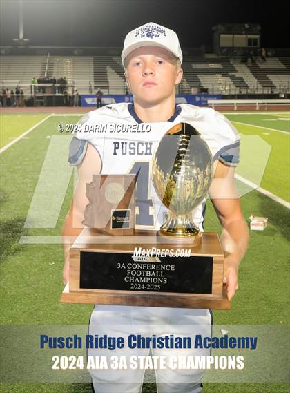 Thumbnail 1 in Pusch Ridge Christian Academy vs ALA - West Foothills (AIA 3A Division Final - Awards) photogallery.