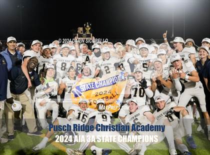 Thumbnail 1 in Pusch Ridge Christian Academy vs ALA - West Foothills (AIA 3A Division Final - Awards) photogallery.