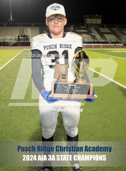 Thumbnail 2 in Pusch Ridge Christian Academy vs ALA - West Foothills (AIA 3A Division Final - Awards) photogallery.