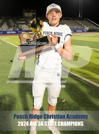 Thumbnail 3 in Pusch Ridge Christian Academy vs ALA - West Foothills (AIA 3A Division Final - Awards) photogallery.