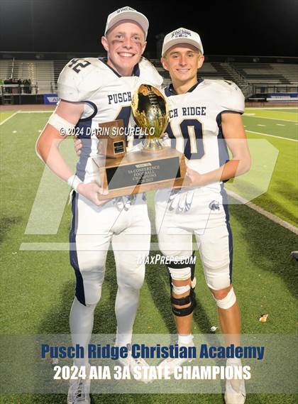 Thumbnail 2 in Pusch Ridge Christian Academy vs ALA - West Foothills (AIA 3A Division Final - Awards) photogallery.