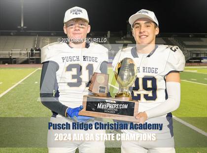 Thumbnail 1 in Pusch Ridge Christian Academy vs ALA - West Foothills (AIA 3A Division Final - Awards) photogallery.