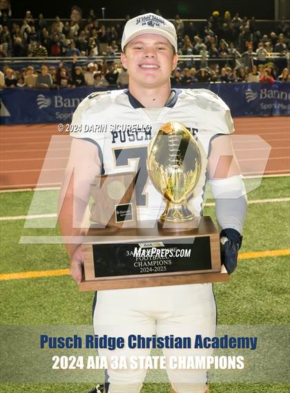 Thumbnail 2 in Pusch Ridge Christian Academy vs ALA - West Foothills (AIA 3A Division Final - Awards) photogallery.