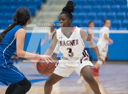 Thumbnail 1 in Wagner vs. Cigarroa (NISD Girls Basketball Tournament) photogallery.
