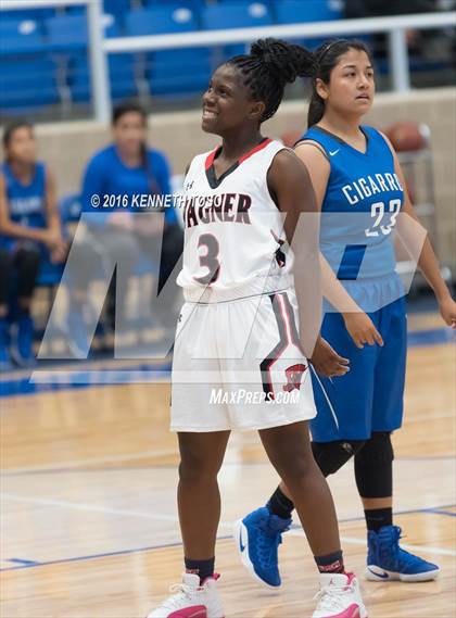 Thumbnail 3 in Wagner vs. Cigarroa (NISD Girls Basketball Tournament) photogallery.