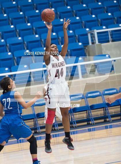 Thumbnail 1 in Wagner vs. Cigarroa (NISD Girls Basketball Tournament) photogallery.