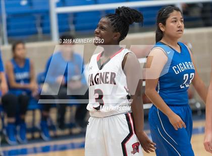 Thumbnail 1 in Wagner vs. Cigarroa (NISD Girls Basketball Tournament) photogallery.