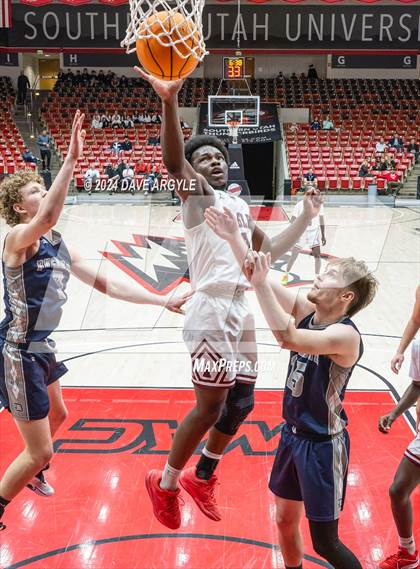 Thumbnail 1 in Duchesne vs. American Prep WV (UHSAA 2A Quarterfinal) photogallery.