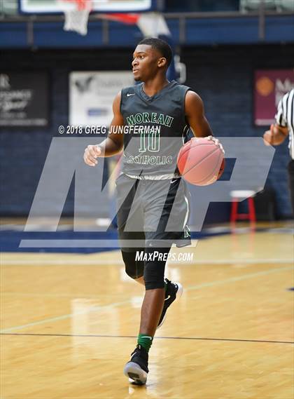 Thumbnail 1 in Moreau Catholic vs. Woodcreek (MaxPreps MLK Classic) photogallery.