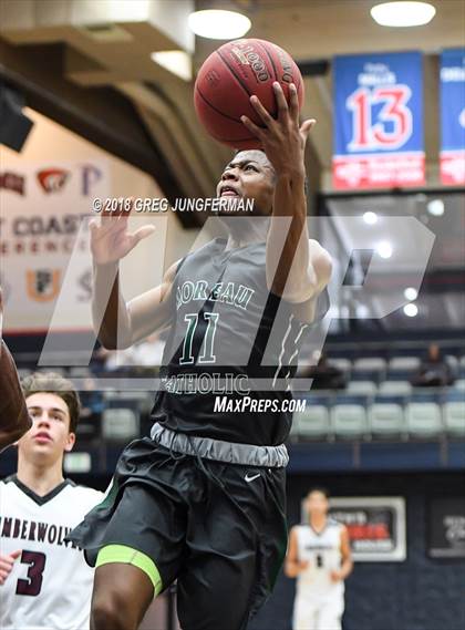 Thumbnail 2 in Moreau Catholic vs. Woodcreek (MaxPreps MLK Classic) photogallery.