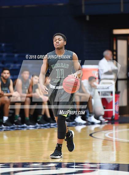 Thumbnail 1 in Moreau Catholic vs. Woodcreek (MaxPreps MLK Classic) photogallery.