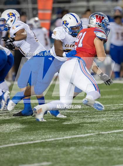 Thumbnail 1 in Westlake vs Schertz Clemens (UIL 6A D2 Region IV Bi-District Playoff) photogallery.