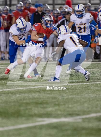 Thumbnail 3 in Westlake vs Schertz Clemens (UIL 6A D2 Region IV Bi-District Playoff) photogallery.