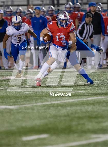 Thumbnail 2 in Westlake vs Schertz Clemens (UIL 6A D2 Region IV Bi-District Playoff) photogallery.
