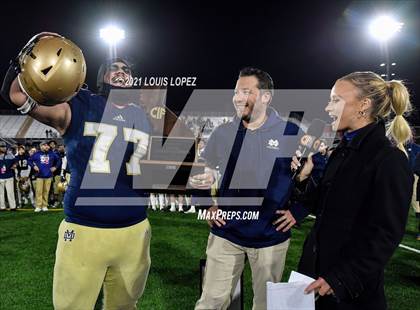 Thumbnail 3 in Central Catholic @ Mater Dei Catholic (CIF State DIV 2AA Championship) photogallery.