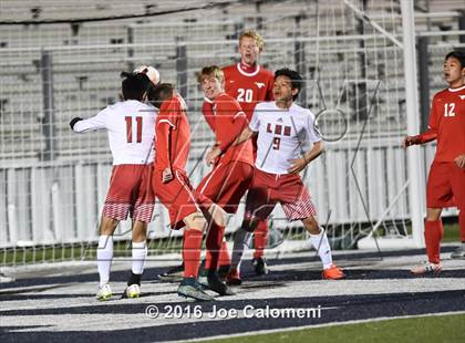 Thumbnail 2 in Lee [Robert E.] vs Memorial (Smithson Valley Tournament) photogallery.