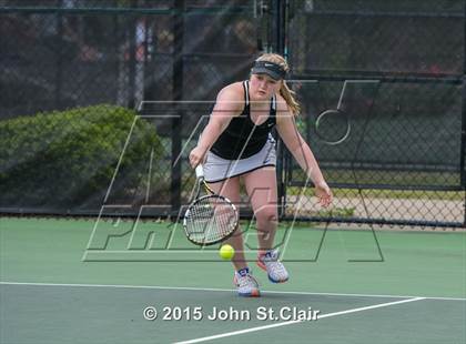 Thumbnail 1 in Coffee County Central vs Siegel (TSSAA 4-AAA Regional Doubles Semifinal)  photogallery.