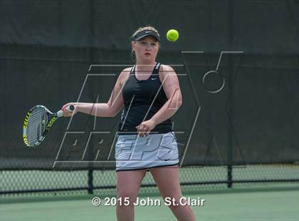 Thumbnail 2 in Coffee County Central vs Siegel (TSSAA 4-AAA Regional Doubles Semifinal)  photogallery.