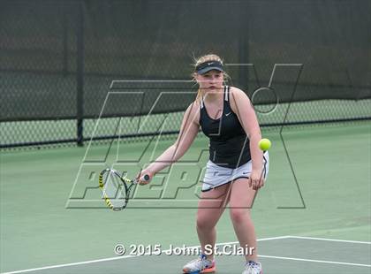 Thumbnail 2 in Coffee County Central vs Siegel (TSSAA 4-AAA Regional Doubles Semifinal)  photogallery.