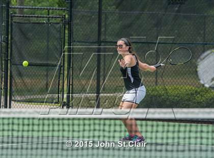 Thumbnail 2 in Coffee County Central vs Siegel (TSSAA 4-AAA Regional Doubles Semifinal)  photogallery.