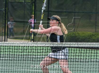 Thumbnail 3 in Coffee County Central vs Siegel (TSSAA 4-AAA Regional Doubles Semifinal)  photogallery.