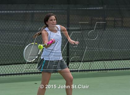 Thumbnail 3 in Coffee County Central vs Siegel (TSSAA 4-AAA Regional Doubles Semifinal)  photogallery.