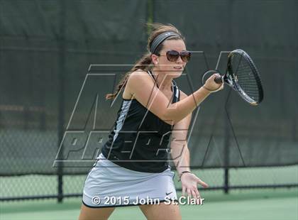 Thumbnail 2 in Coffee County Central vs Siegel (TSSAA 4-AAA Regional Doubles Semifinal)  photogallery.