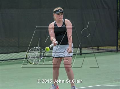 Thumbnail 2 in Coffee County Central vs Siegel (TSSAA 4-AAA Regional Doubles Semifinal)  photogallery.