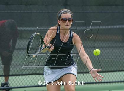 Thumbnail 3 in Coffee County Central vs Siegel (TSSAA 4-AAA Regional Doubles Semifinal)  photogallery.