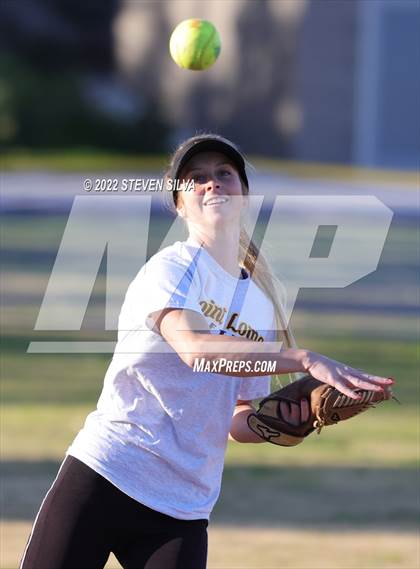 Thumbnail 3 in Point Loma Varsity/Alumni Softball Game photogallery.