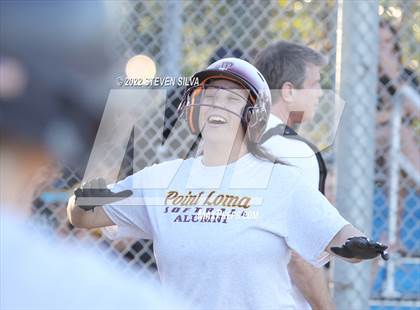 Thumbnail 1 in Point Loma Varsity/Alumni Softball Game photogallery.