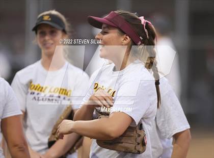Thumbnail 1 in Point Loma Varsity/Alumni Softball Game photogallery.