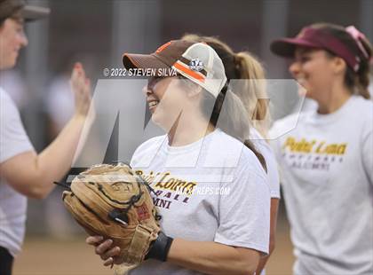 Thumbnail 3 in Point Loma Varsity/Alumni Softball Game photogallery.