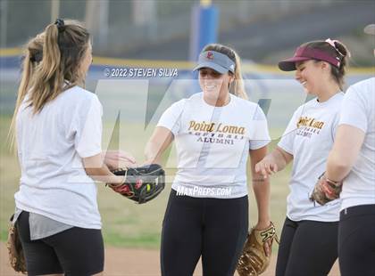 Thumbnail 2 in Point Loma Varsity/Alumni Softball Game photogallery.