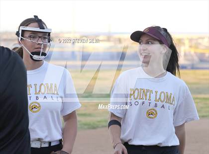 Thumbnail 3 in Point Loma Varsity/Alumni Softball Game photogallery.