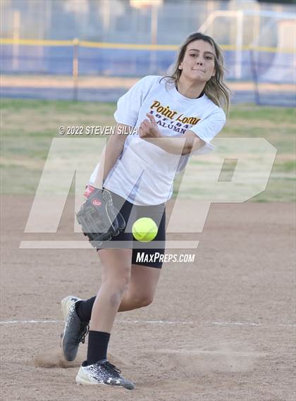 Thumbnail 1 in Point Loma Varsity/Alumni Softball Game photogallery.