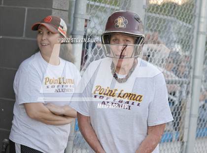 Thumbnail 3 in Point Loma Varsity/Alumni Softball Game photogallery.
