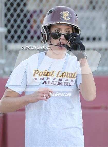 Thumbnail 2 in Point Loma Varsity/Alumni Softball Game photogallery.