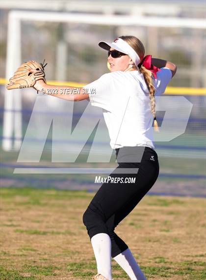 Thumbnail 1 in Point Loma Varsity/Alumni Softball Game photogallery.