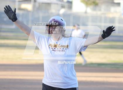 Thumbnail 1 in Point Loma Varsity/Alumni Softball Game photogallery.