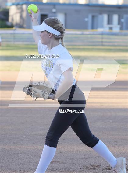 Thumbnail 3 in Point Loma Varsity/Alumni Softball Game photogallery.