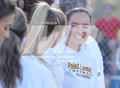 Thumbnail 3 in Point Loma Varsity/Alumni Softball Game photogallery.