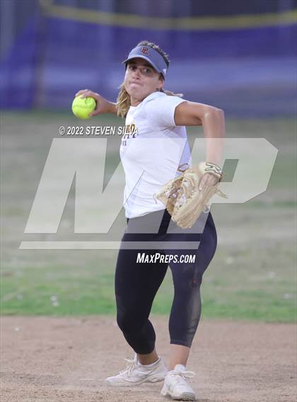 Thumbnail 1 in Point Loma Varsity/Alumni Softball Game photogallery.