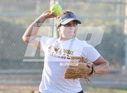 Thumbnail 1 in Point Loma Varsity/Alumni Softball Game photogallery.